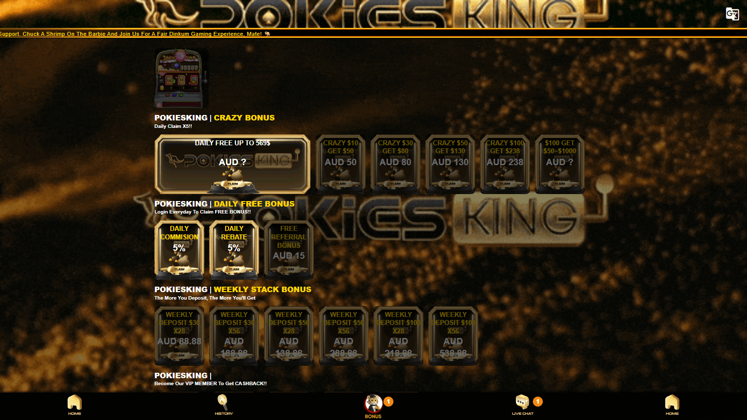 pokiesking_casino_promotions_desktop