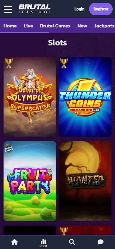 nouveau bonus nouveau joueur sur Brutal Casino