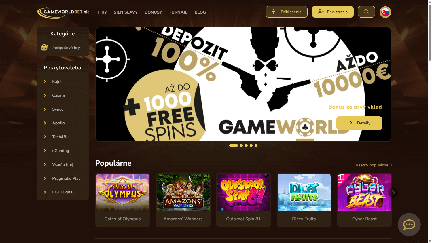 Gameworld casino