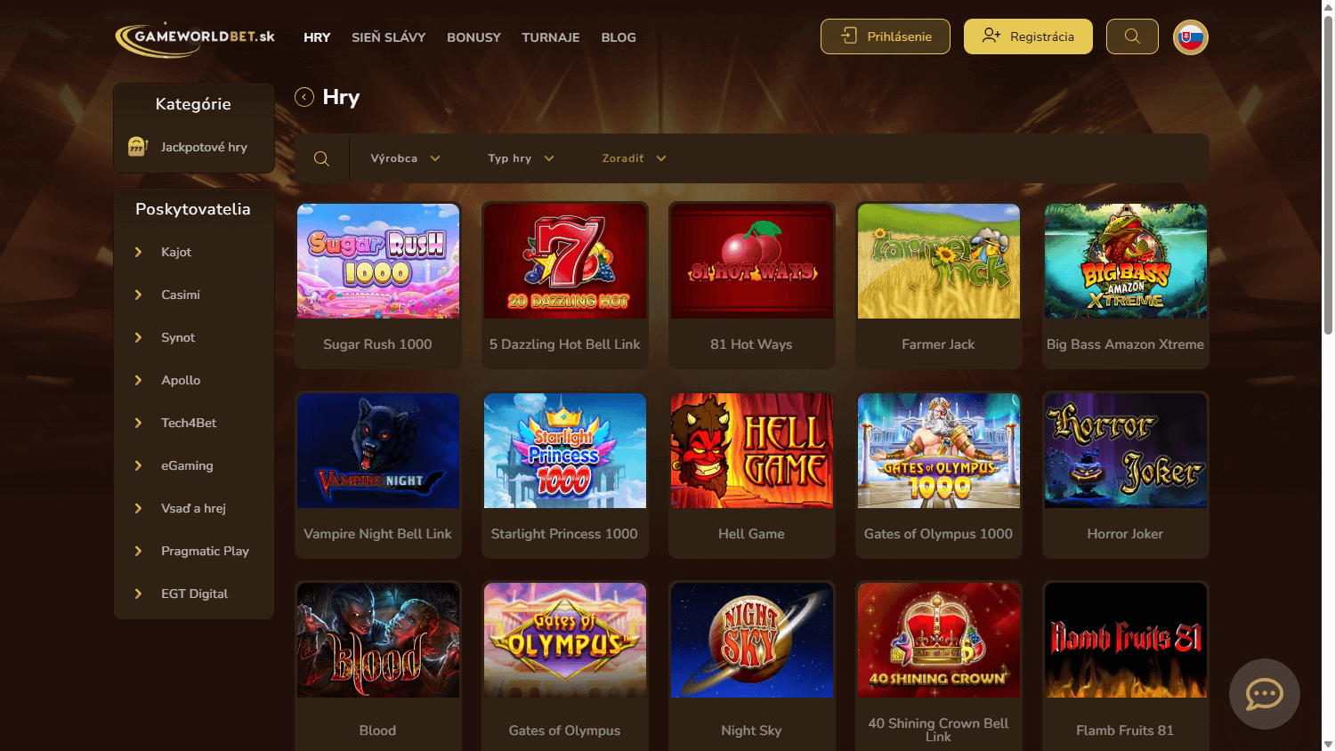 Gameworld casino app