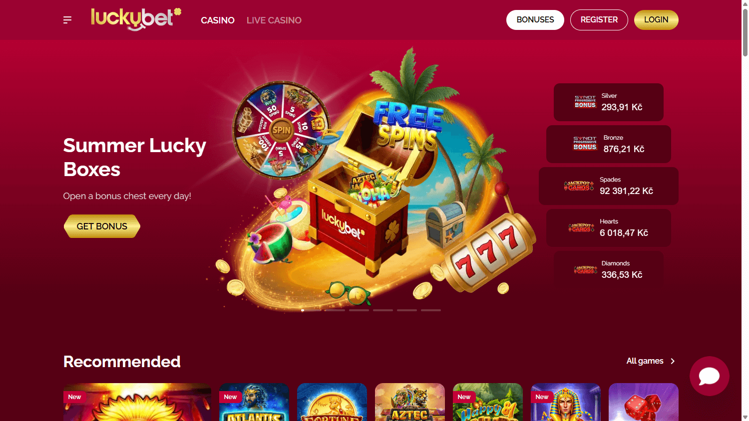 luckybet_casino_homepage_desktop