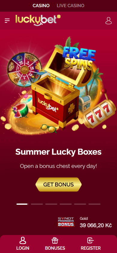 luckybet_casino_homepage_mobile