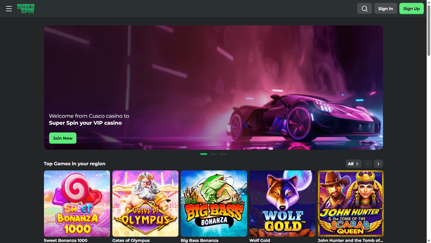 super_spin_casino_homepage_desktop