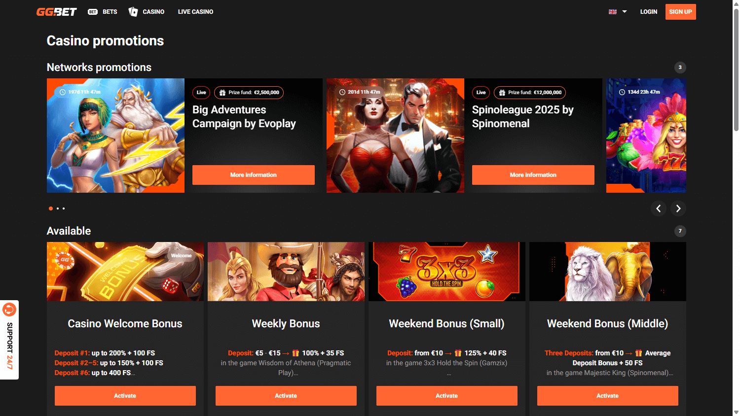 GGBet_Casino_promotions_desktop
