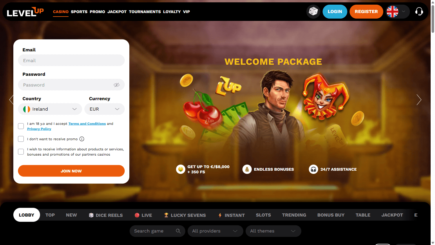 How to Use Level Up Casino on Mobile: A Comprehensive Guide 1 levelup casino game gallery desktop