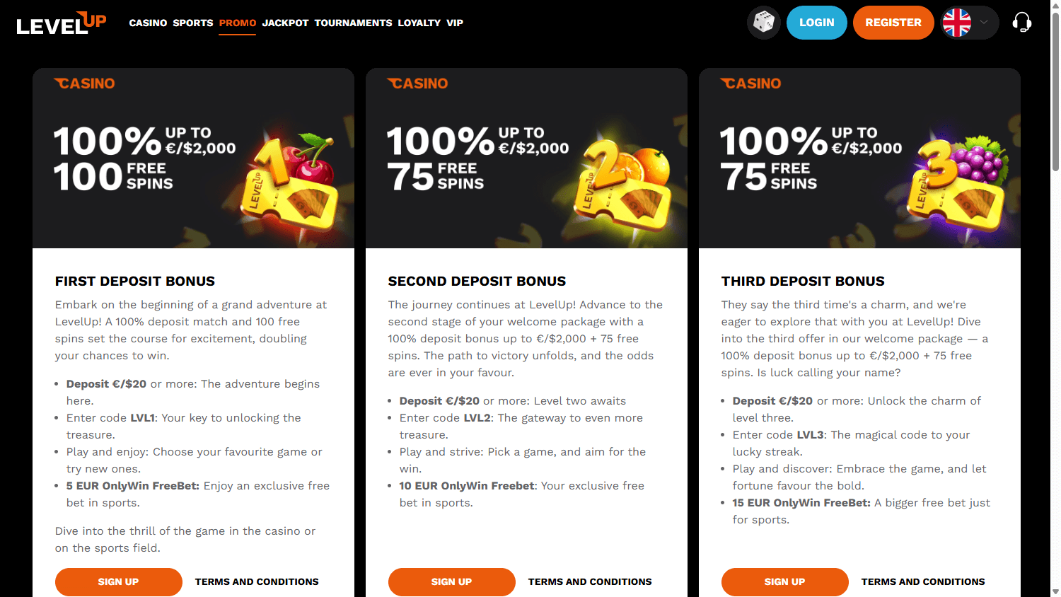 Promotions and Bonuses