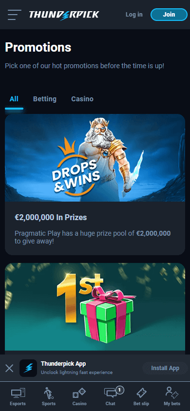 thunderpick_casino_promotions_mobile