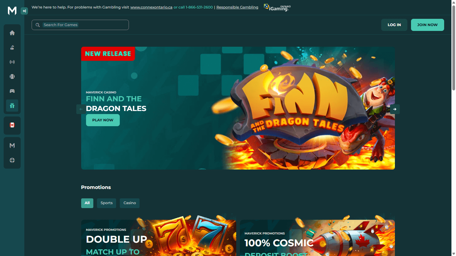 Maverick_Games_Casino_promotions_desktop