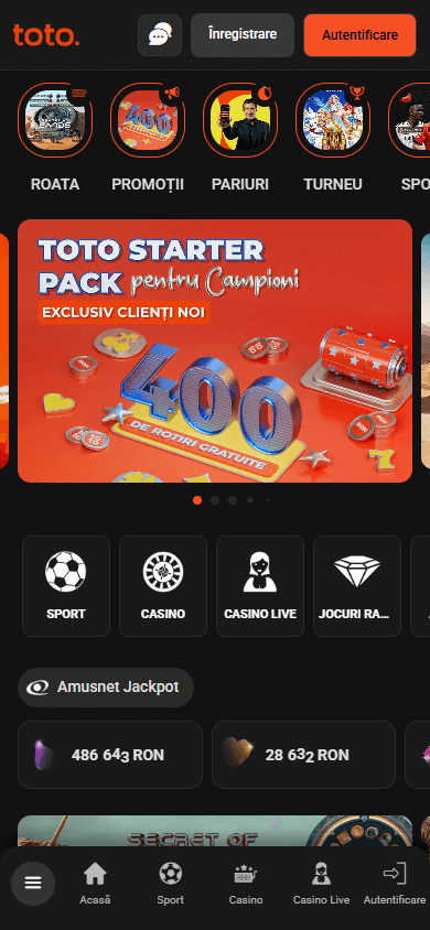totogaming_casino_ro_homepage_mobile