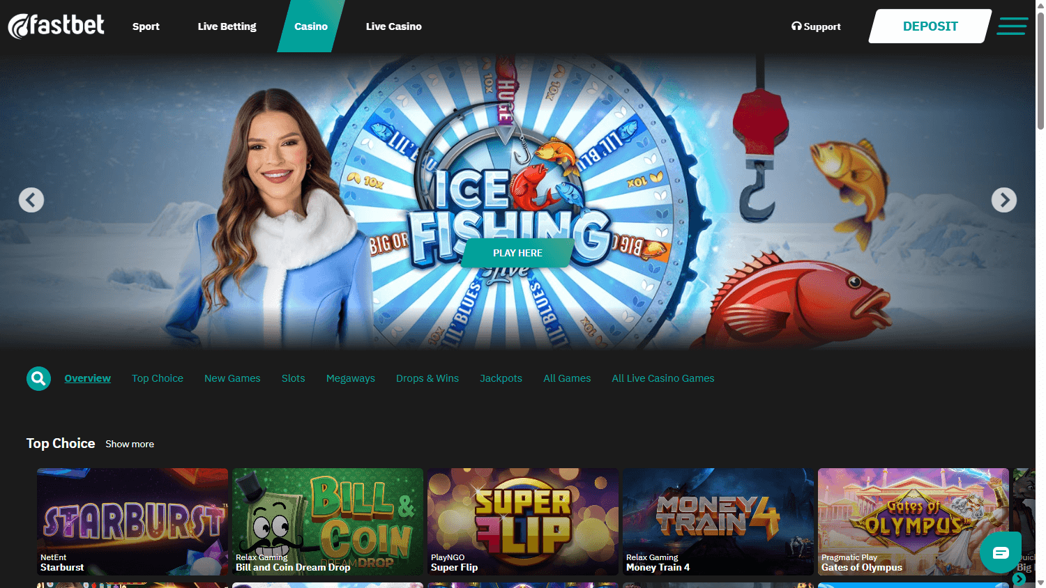 FastBet_Casino_homepage_desktop