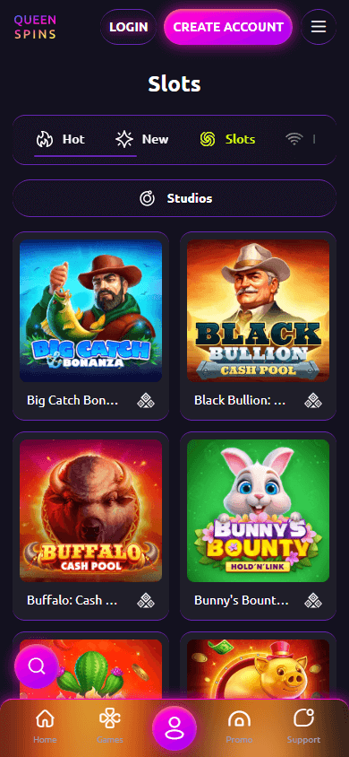 Queenspins_Casino_game_gallery_mobile