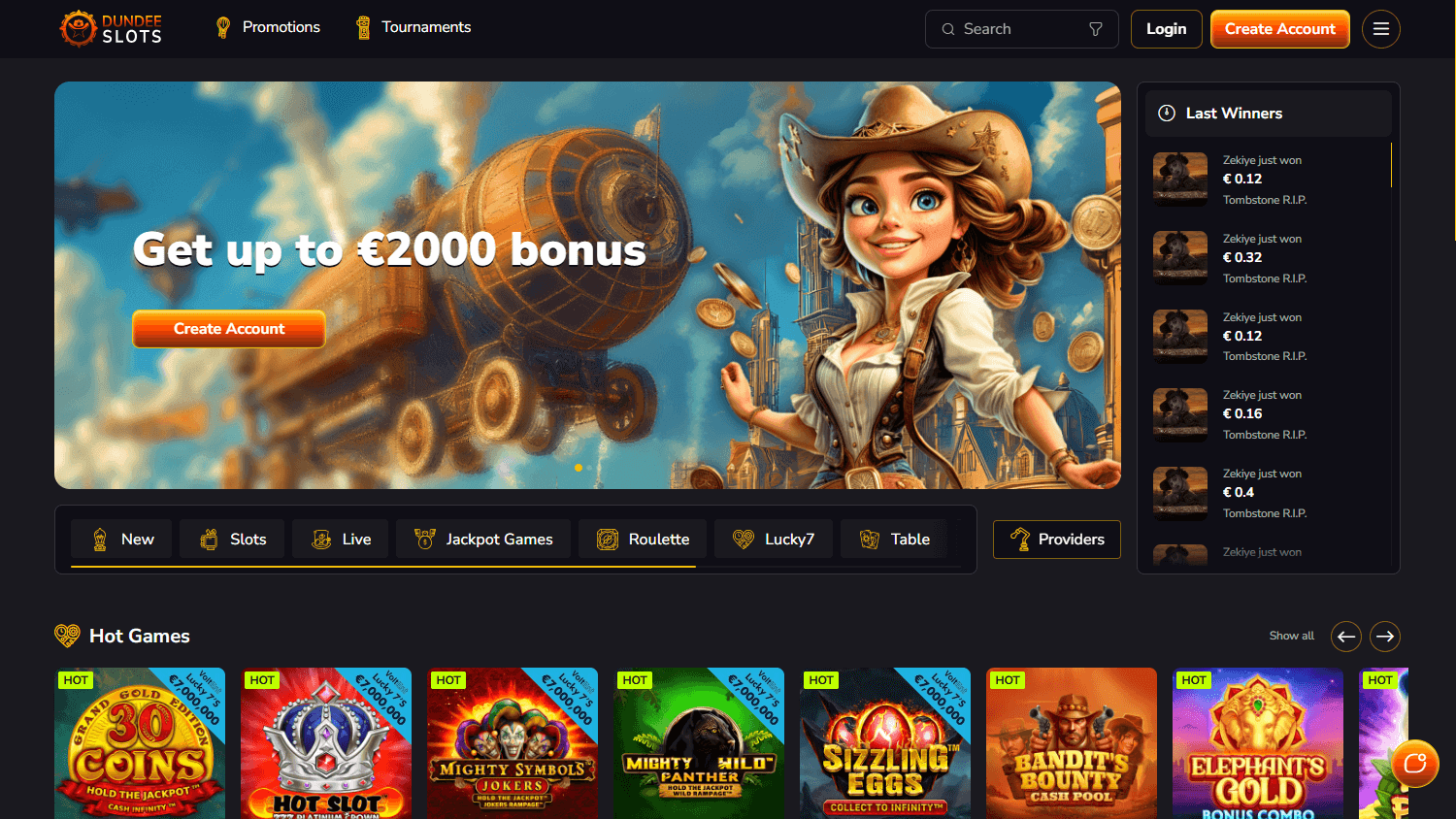 DundeeSlots_Casino_homepage_desktop