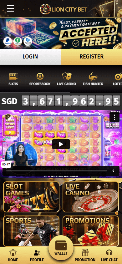 Lion_City_Bet_Casino_homepage_mobile