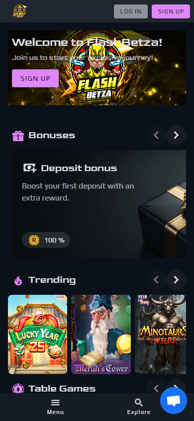 flashbetza_casino_homepage_mobile