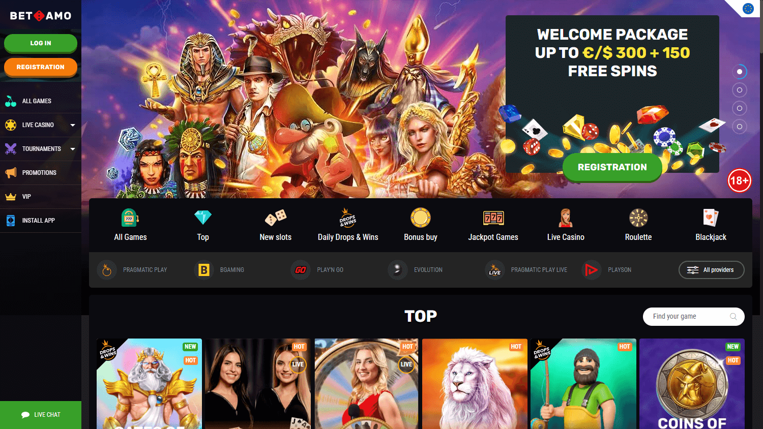 betamo_casino_homepage_desktop
