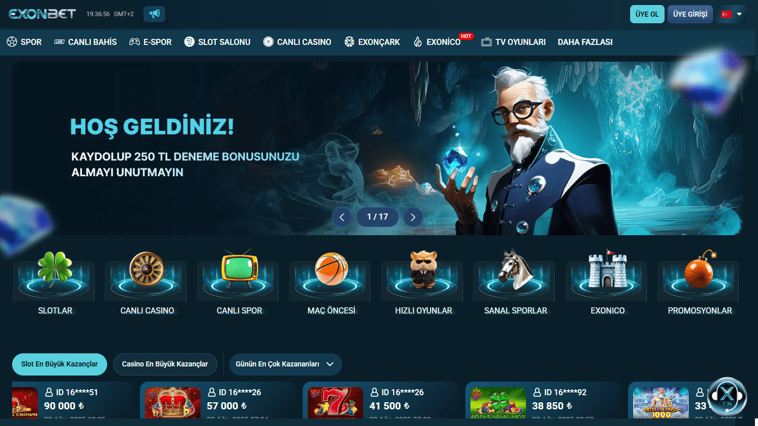 exonbet_casino_homepage_desktop