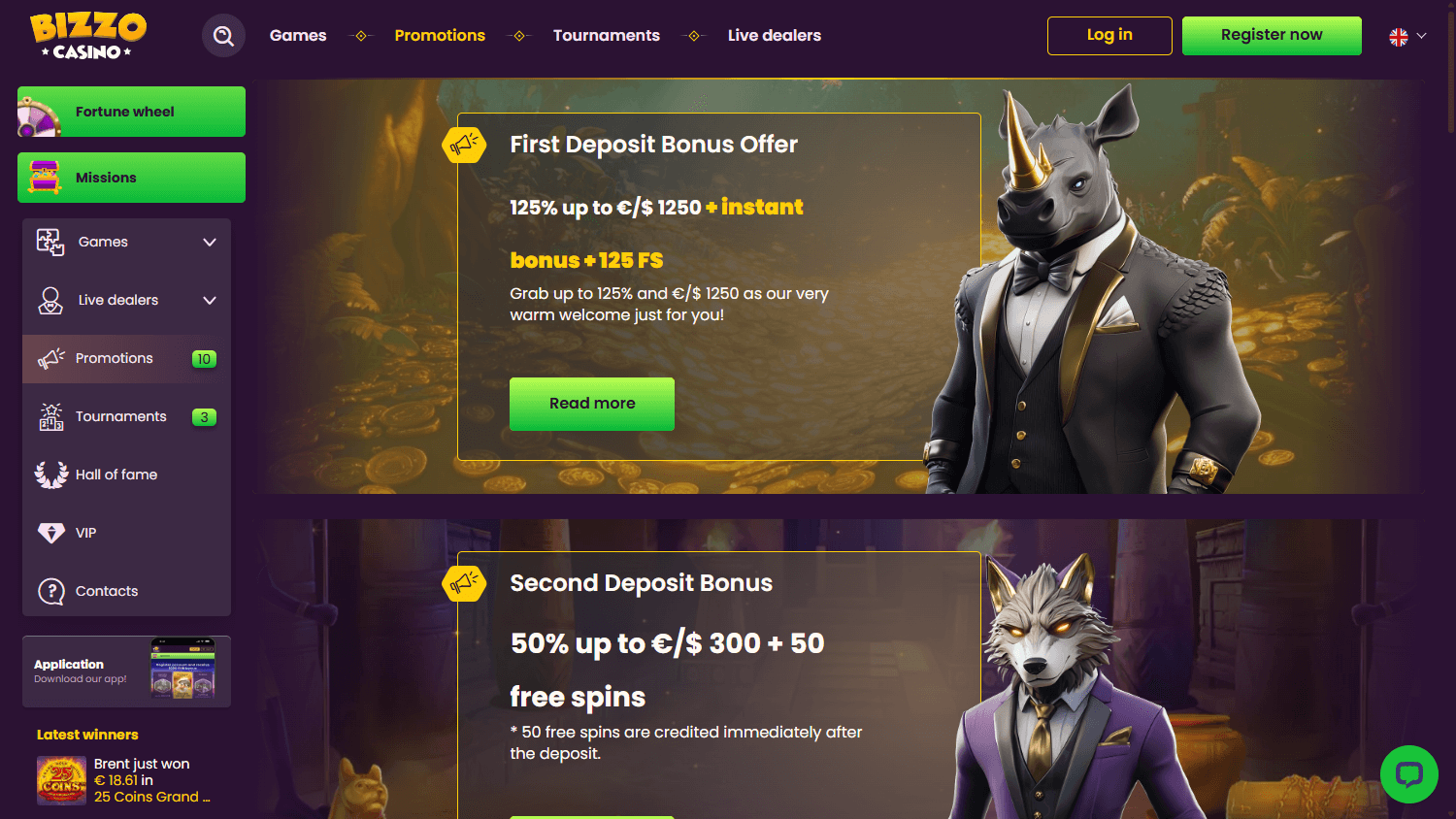 Bizzo Casino Promotions