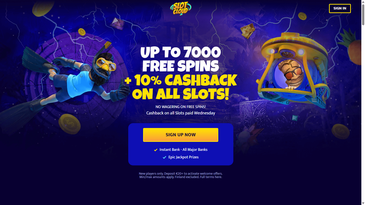 Slot_Cloud_Casino_homepage_desktop