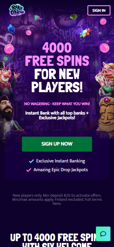 Reko_Casino_homepage_mobile