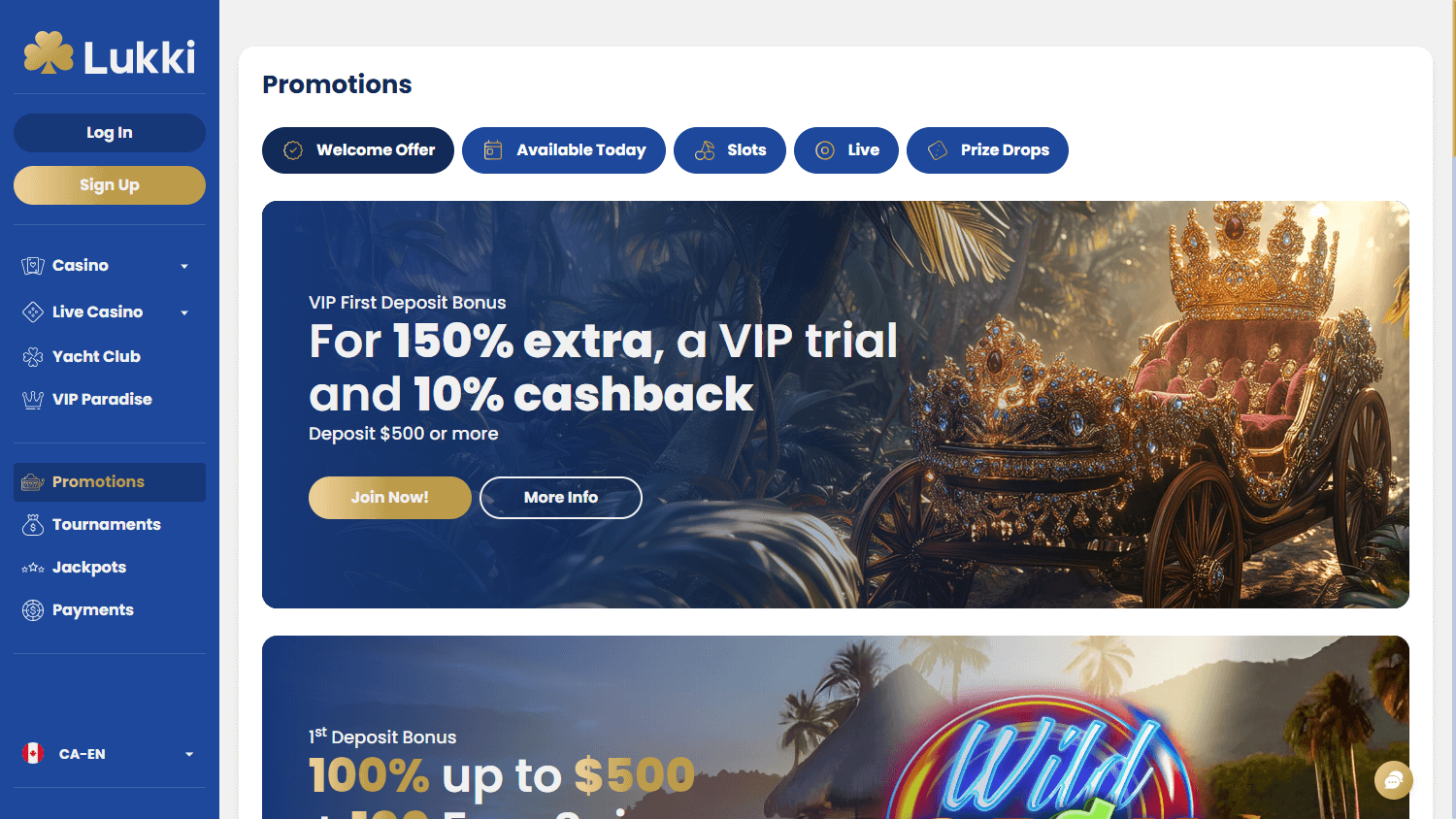 Lukki Casino Promotions