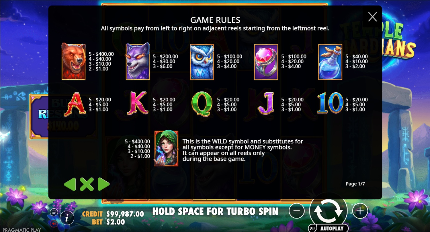 Temple Guardians Demo ▷ Play Free Slot Game