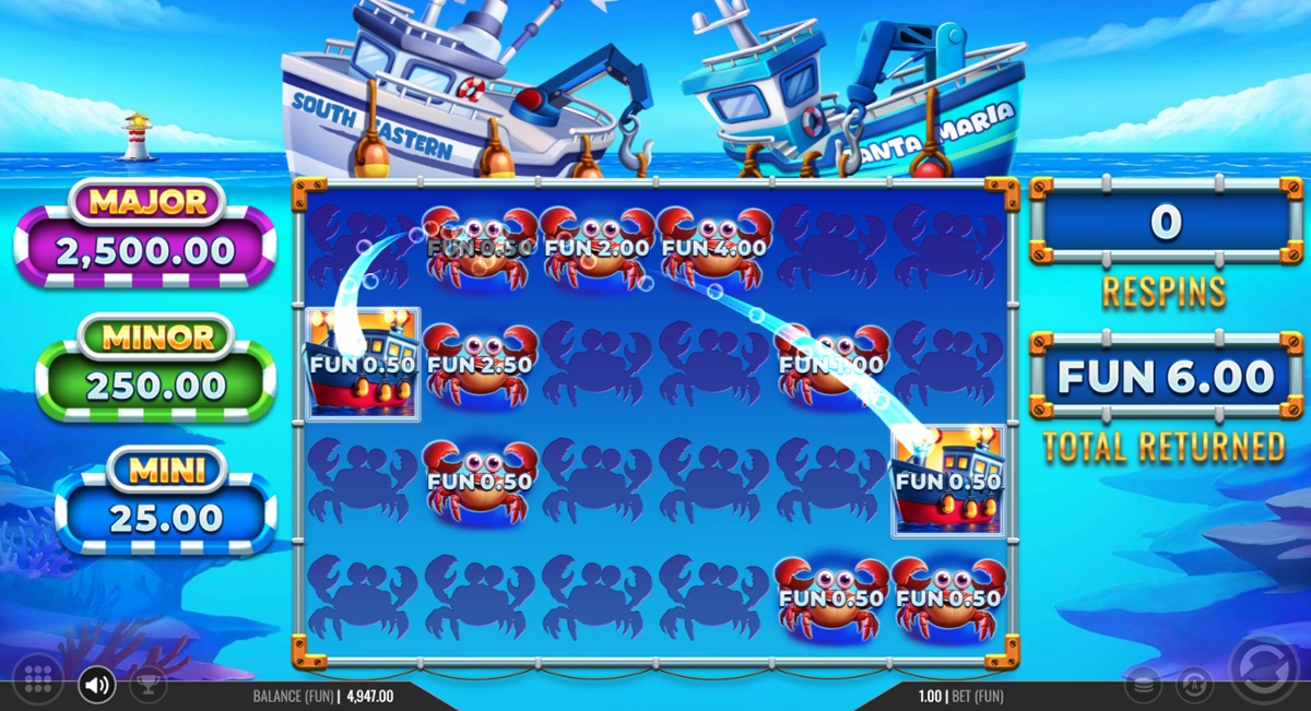 Loot Crab - Bonus Respins feature