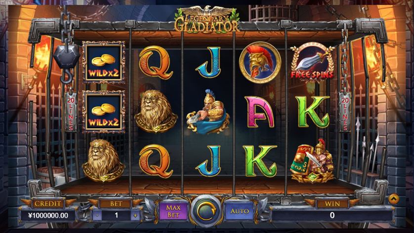 Play gladiator slot for free