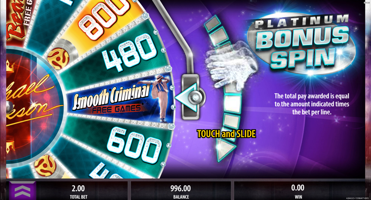 Michael Jackson Demo Play Free Slot Game