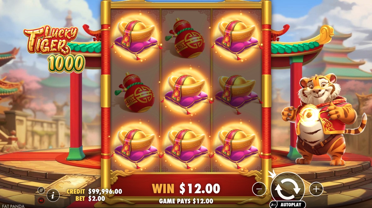 Lucky Tiger 1000 slot win