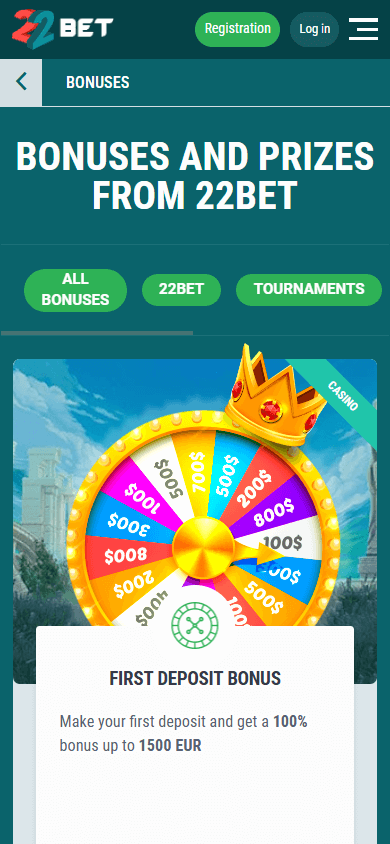 22bet_Casino_UG_promotions_mobile