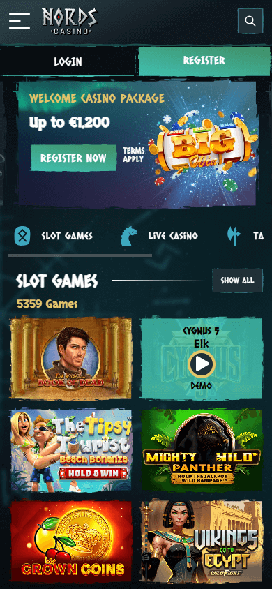 Nords_Casino_homepage_mobile