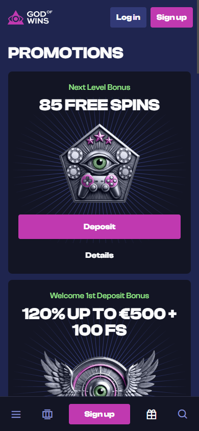 God_of_Wins _Casino_promotions_mobile