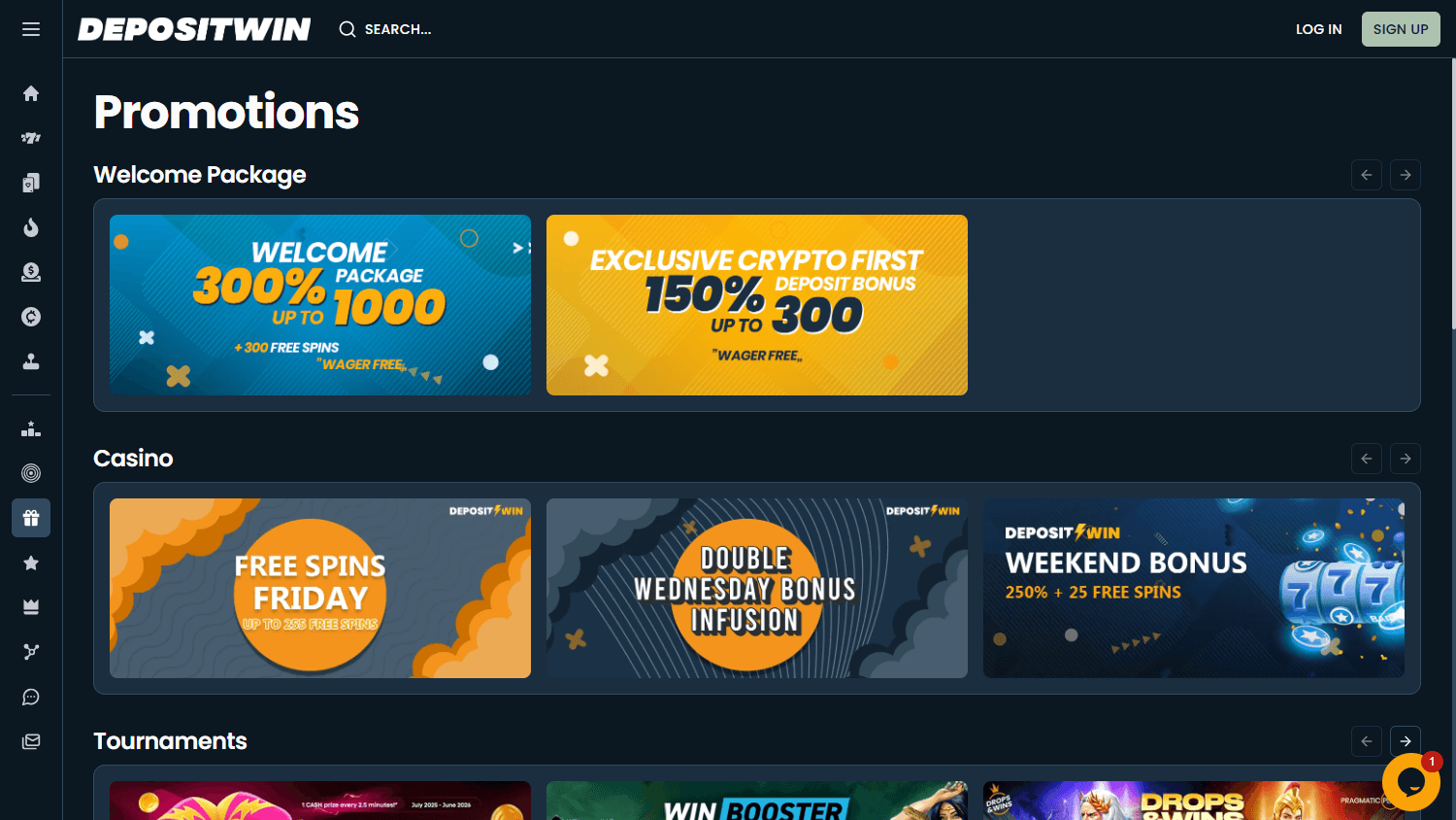 Exclusive Promotions at DepositWin