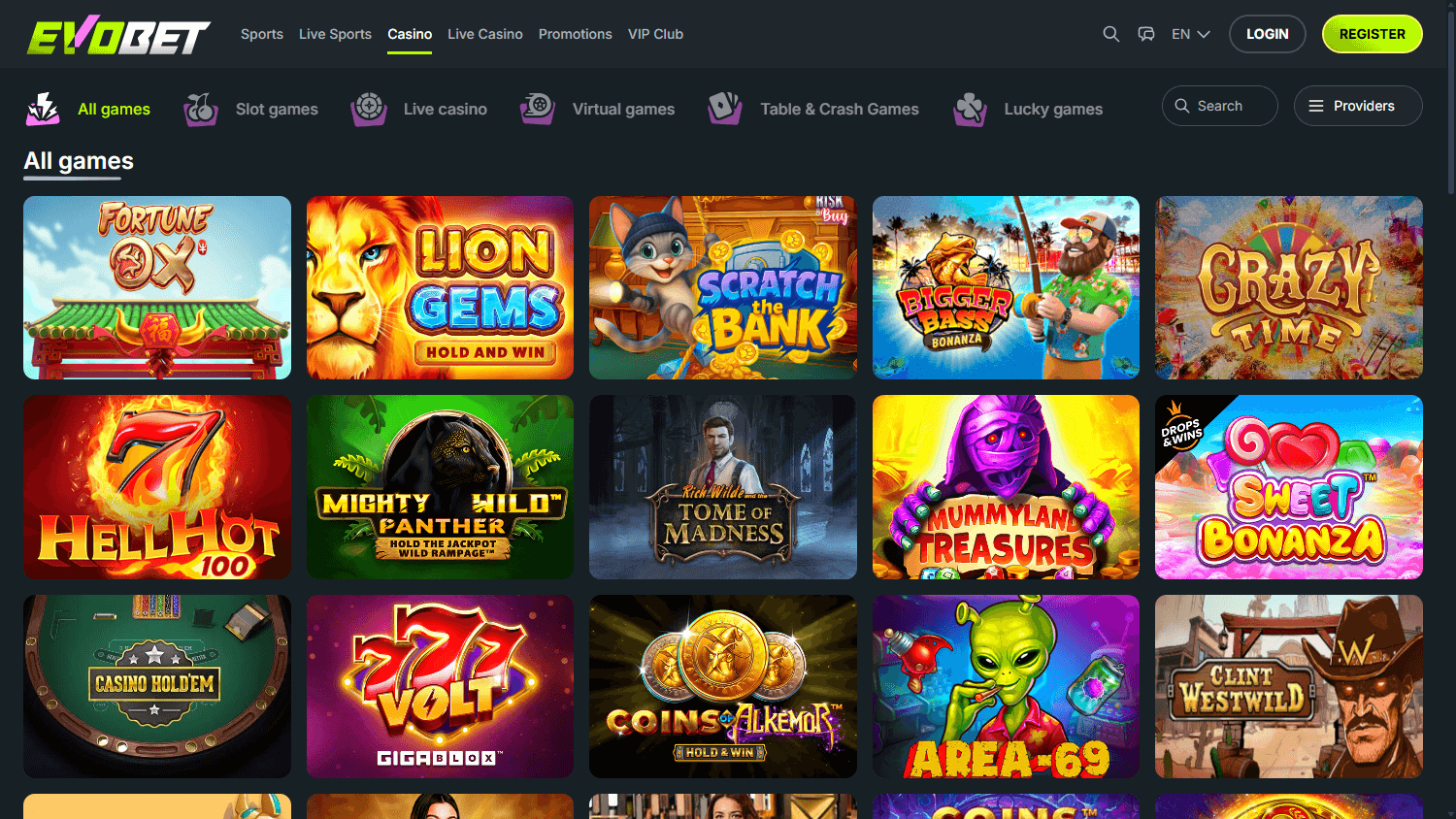 Evobet_Casino_game_gallery_desktop