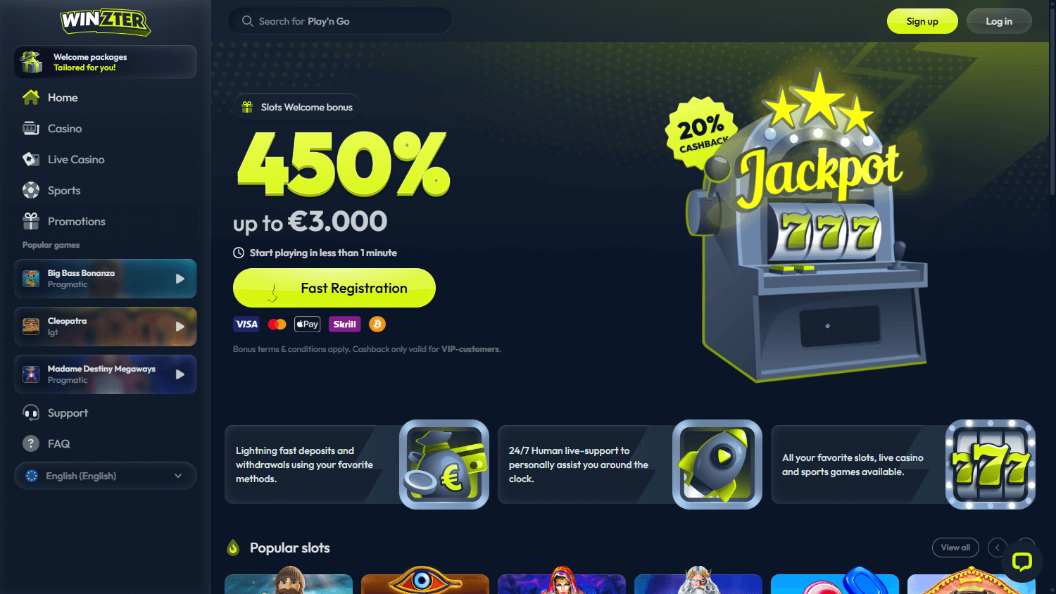 winzter_casino_homepage_desktop