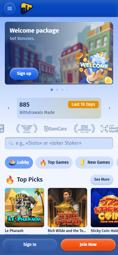 spincity_casino_homepage_mobile