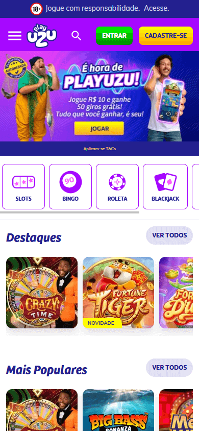 playuzu_casino_br_homepage_mobile