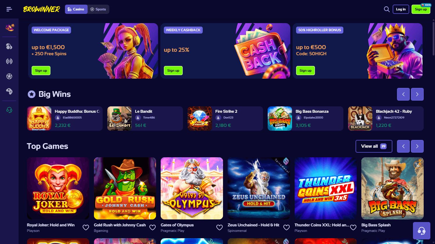 Bro Winner Casino Bewertung online: Meinungen und Einschätzung