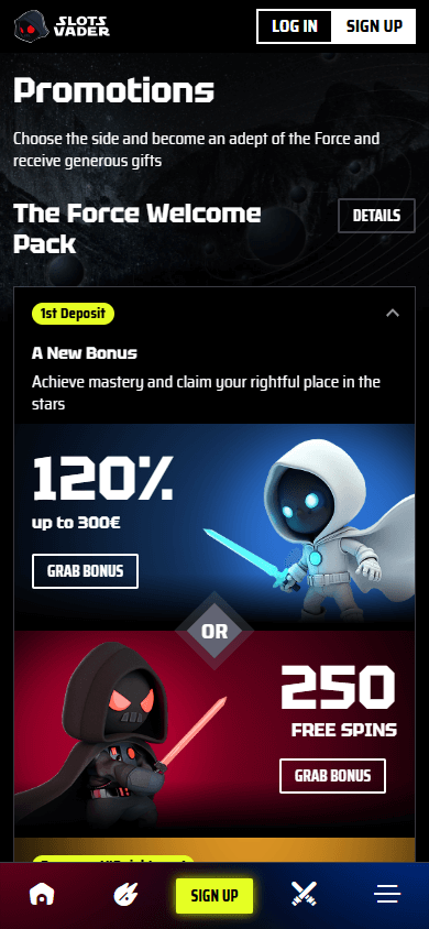 έγκριτο Slotsvader Casino μπόνους εγγραφής προώθηση