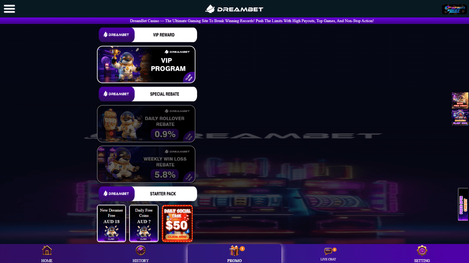 dreambet_casino_promotions_desktop