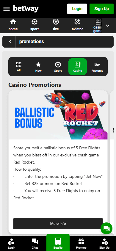 Betway_Casino_ZA_promotions_mobile