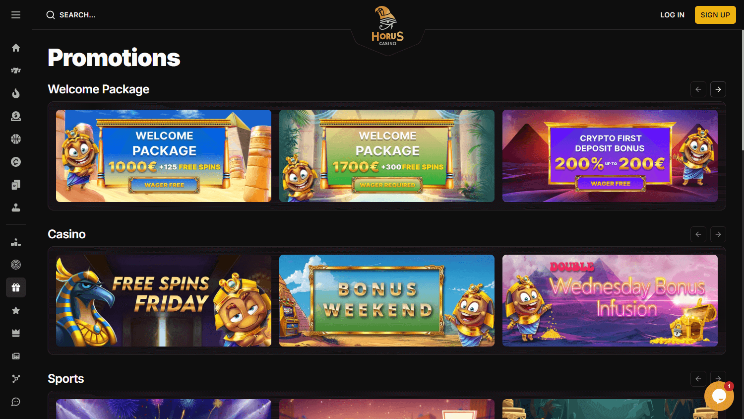 Horus_Casino_promotions_desktop