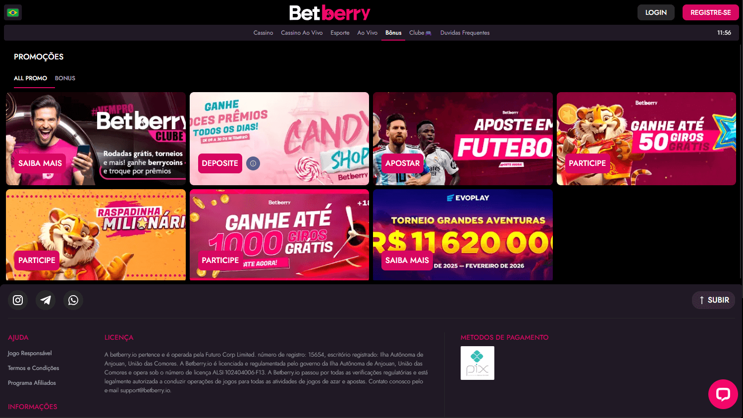 Betberry.io_Casino_promotions_desktop