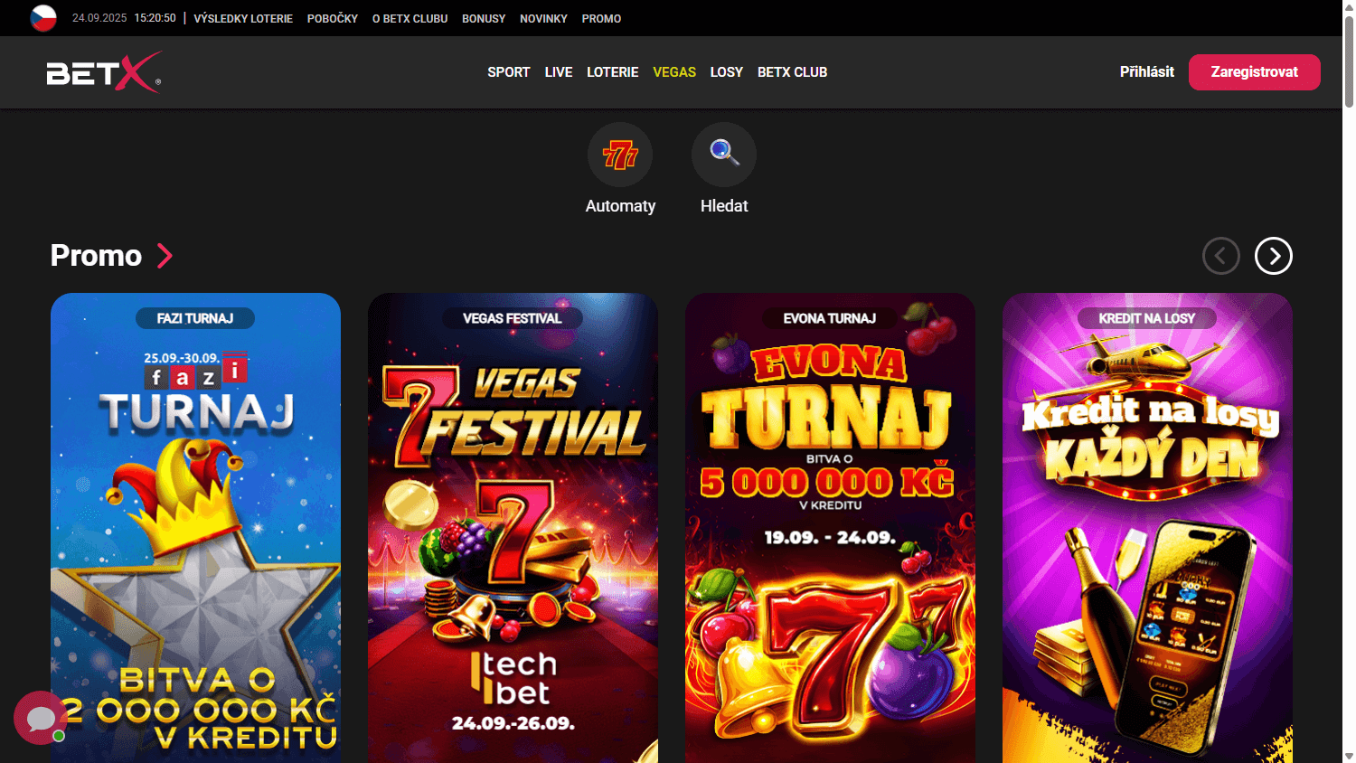Galeria gier BETX Casino