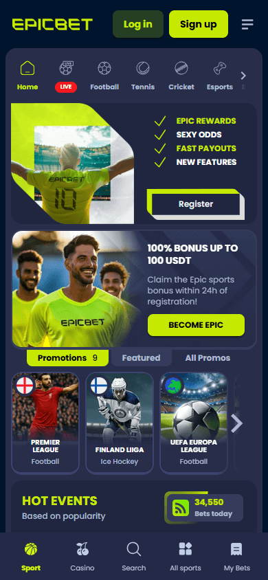 epicbet_casino_homepage_mobile