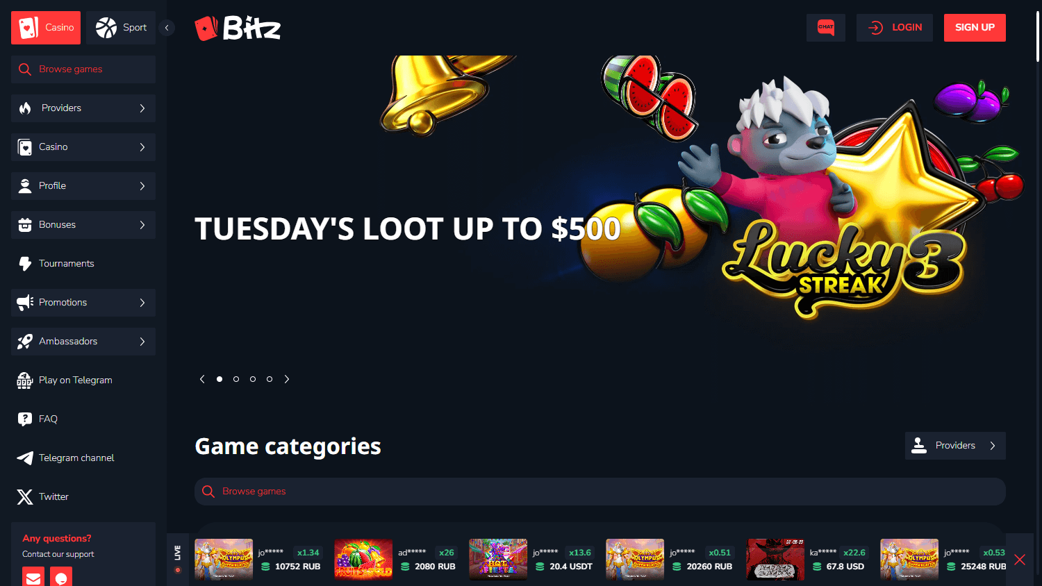 Bitz Casino