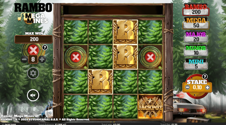 Rambo Mega Mines grid