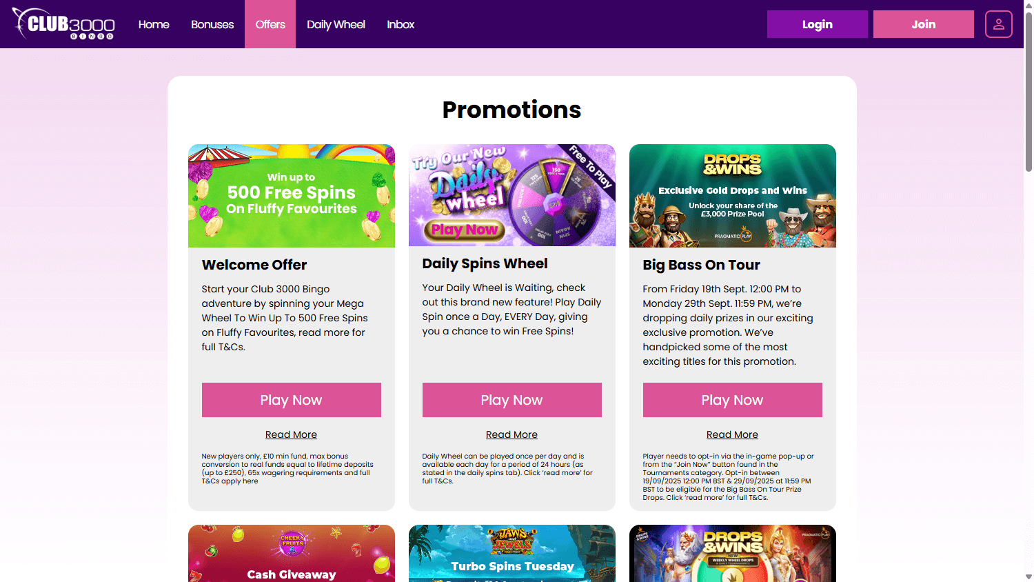 club_3000_bingo_casino_promotions_desktop