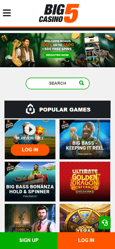 big5casino_homepage_mobile