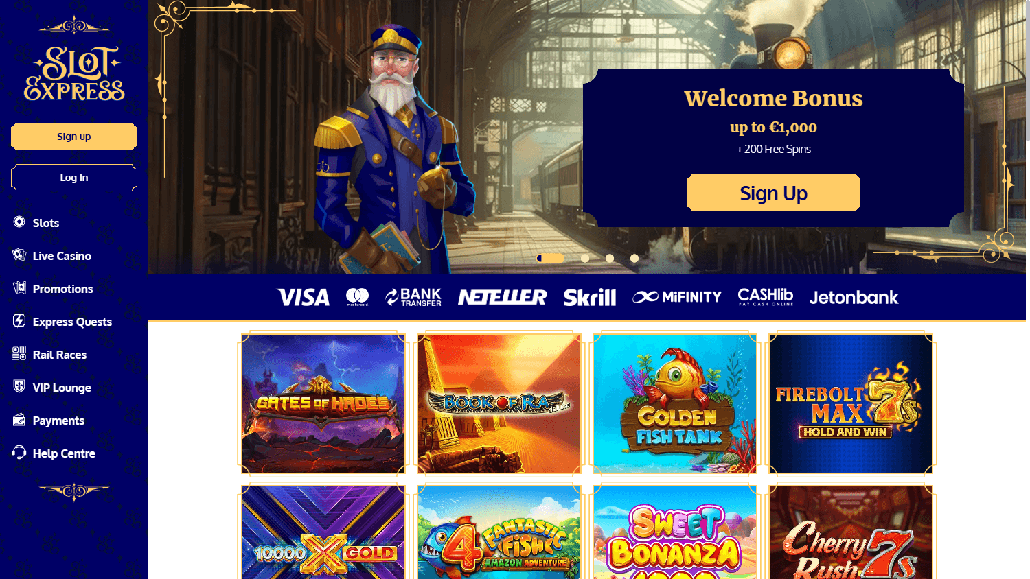slot_express_casino_homepage_desktop